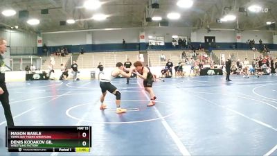 152 lbs Cons. Round 5 - Mason Basile, Tampa Bay Tigers Wrestling vs Denis Kodakov Gil, Wrestling Factory