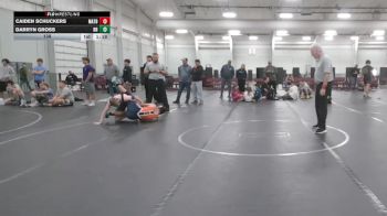 138 lbs Round 9 (10 Team) - Caiden Schuckers, Mat Assassins Black vs Darryn Gross, Rocket Rams