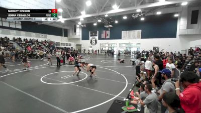 135 lbs Champ. Round 2 - Marley Nelson, Santa Ana vs Jenna Ceballos, Villa Park High School