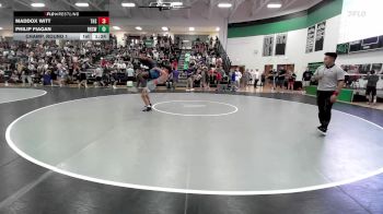 175 lbs Champ. Round 1 - Philip Fiagan, Rogers High School Wrestling vs Maddox Witt, Tuttle High School
