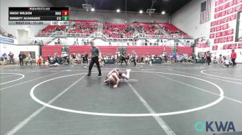 70 lbs Quarterfinal - Knox Wilson, Rough Riders vs Emmett Alvarado, Comanche Takedown Club
