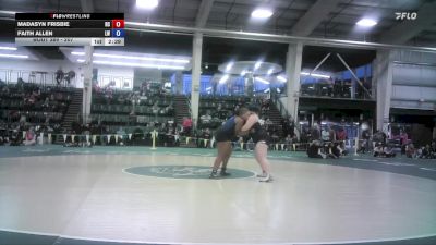 207 lbs Semifinal - Faith Allen, Lindsey Wilson vs Madasyn Frisbie, Rochester Christian