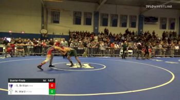 152 lbs Quarterfinal - Stephen Brillion, Mt. Anthony vs Mark Ward, Mt. View