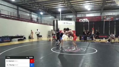 77 kg Consi Of 4 - Dominic Damon, NMU-National Training Center vs Caden Young, Mustang Wrestling Club