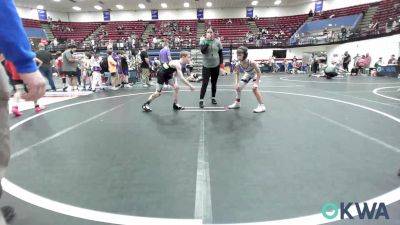 76 lbs Round Of 16 - Colt Anderson, Saints Youth Wrestling Club vs Cyrus Baker, Harrah