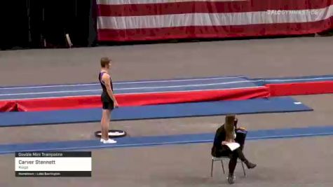 Carver Stennett - Double Mini Trampoline, Kiaga - 2021 USA Gymnastics Championships