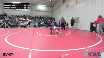 90-105 lbs Rr Rnd 3 - Case Hollaway, Vian Wrestling Club vs Barrett Osburn, Van Buren Matdawgs