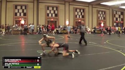 90 lbs Quarterfinals (8 Team) - Alex Marchetti, Mat Assassins Red vs Dylan Petocz, Olympic