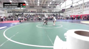 105 lbs Champ. Round 3 - Lillian Smotherman, Ukiah vs Annabelle Rodriguez, College Park