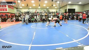 285 lbs Round Of 16 - Kaysen Giles, Skiatook HS vs Keaton Chaney, McAlester