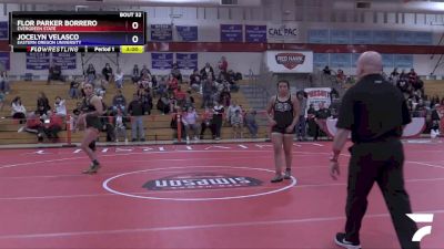 160 lbs Semifinal - Flor Parker Borrero, Evergreen State vs Jocelyn Velasco, Eastern Oregon University