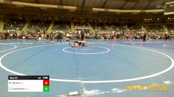 88 lbs Semifinal - Mason Brown, Darkhorse vs Case Gustafson, Florida Scorpions