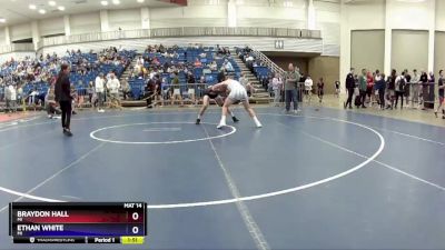 136 lbs Cons. Semi - Braydon Hall, MI vs Ethan White, MI