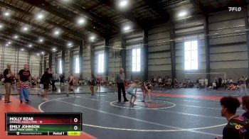 82 lbs Semis - R1 Wb - Molly Rzab, Charlies Angels Pink vs Emily Johnson, Beast Mode Green