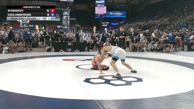 132 lbs Champ. Rd Of 128 - RJ Beighley, Pennsylvania vs Cole Armstrong, Idaho