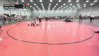 85 lbs Rr Rnd 1 - Addison Coker, Team RJN Green - EL vs Daniel Johnson, Revival Riddlers - EL