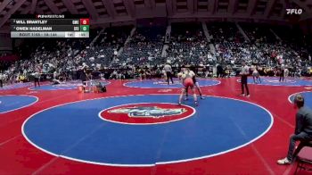 1A-144 lbs Cons. Round 1 - Owen Hadelman, St Francis School vs Will Brantley, Georgia Military College