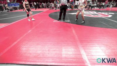 100 lbs Semifinal - Benjamin Fisher, Salina Wrestling Club vs Easton Cody, Broken Arrow Wrestling Club