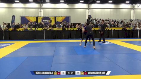 Miriam Lizeth M. Leon vs Michelle Auxiliadora Salas 2024 World IBJJF Jiu-Jitsu No-Gi Championship