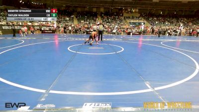 73 lbs Consi Of 16 #1 - Demitri Strange, Woodland Wrestling Club vs Taylen Walden, Elgin Wrestling