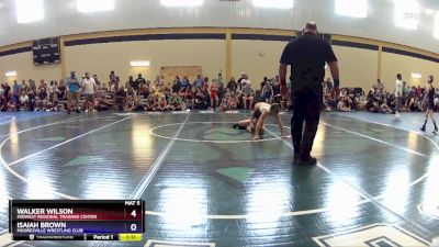 71 lbs Quarterfinal - Walker Wilson, Midwest Regional Training Center vs Isaiah Brown, Mooresville Wrestling Club