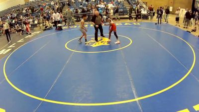 12U Boys - 67 lbs Cons. Round 1 - Dante Lewis, Lewis Academy Wrestling vs Zaiden Thomas, Dirty Den Wrestling Club / Meriden Youth Wrestling