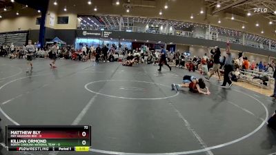 72 lbs Round 2 (4 Team) - Killian Ormond, North Carolina National Team vs Matthew Bly, Mat Assassins Red