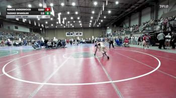 110B Cons. Semi - Kenzie Underwood, Tonganoxie vs Tazuko Spangler, Goddard
