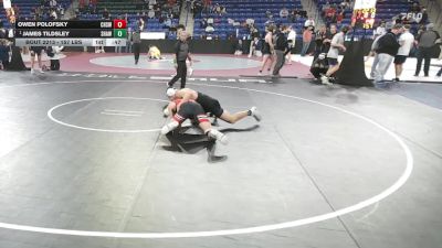 157 lbs Quarterfinal - Owen Polofsky, Cranston West vs James Tildsley, Shawsheen