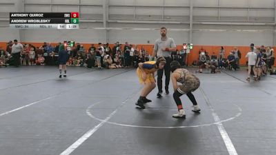 100 lbs Round 3 (4 Team) - Andrew Wroblesky, Notre Dame Lions vs Anthony Quiroz, Silo WC