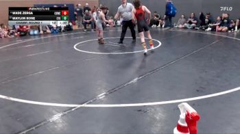 95 lbs Champ. Round 1 - Waylon Rose, Small Town Grims vs Wade Zerga, Challis Blackheart Wrestling Club