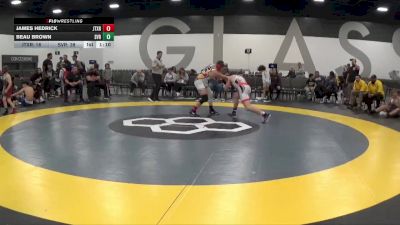 159 lbs Round 5 (6 Team) - James Hedrick, Junior Terps Xtreme vs Beau Brown, Steel Valley Renegades Wrestling Club