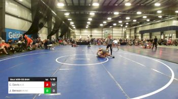 110 lbs Rr Rnd 5 - Chase Davis, Team Alien UFO vs Jude Benson, West Virginia Wild I