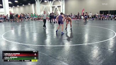 157 lbs Round 1 (10 Team) - Lincoln Cooper, Fight Barn WC vs Cole Herring, Westsdie WC