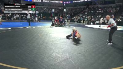 126 lbs Consi Of 32 #2 - Brandon Gamino, Sanger (CS) vs Oliver Benninghoff, Trabuco Hills (SS)