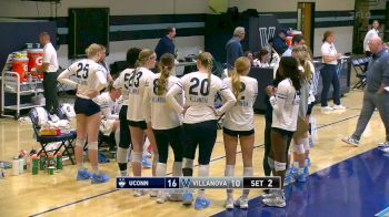 Replay: UConn vs Villanova Volleyball | Nov 23 @ 7 PM