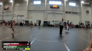 56 lbs Round 5 (6 Team) - Wyatt Schoettle, Contenders WA Green vs Jackson Caporricio, Hammers