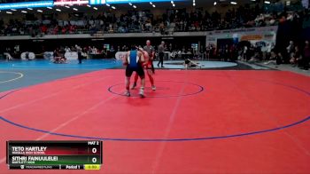 215 lbs Cons. Round 1 - Sithri Fainuulelei, Bartlett High vs TETO HARTLEY, Wasilla High School