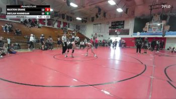 91-96 lbs Round 5 - Maxton Drake, Ridgecrest Wrestling Club vs Declan Hannegan, Grit