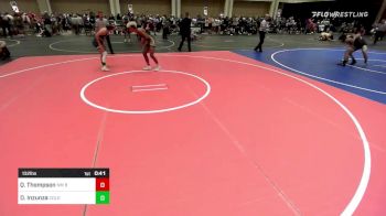 132 lbs Consi Of 32 #1 - Quinton Thompson, NM Bad Boys vs Daniel Inzunza, Colony HS