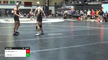 141 lbs Consolation - Marco Macrino, Bloomsburg vs Logan Brown, Army