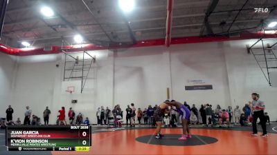 285 lbs Cons. Round 3 - Juan Garcia, Southport Wrestling Club vs K`Vion Robinson, Merrillville Pirates Wrestling