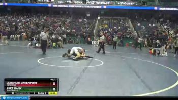 4 lbs Cons. Round 1 - Mike Rank, South Iredell vs Jeremiah Davenport, New Bern