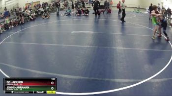 132 lbs Round 5 (6 Team) - Bo Jackson, Indiana Blue vs John Hanrahan, Illinois Gold