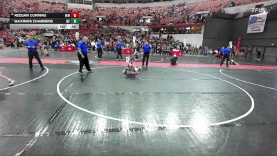 87 lbs 1st Place Match - Reegan Corning, RT Elite Wrestling vs Maximus Chambers, Mauston Talons