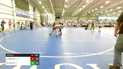 138 lbs Rr Rnd 2 - Julian McGinty, Claws Ohio Black vs Brody Orcutt, MI Bad Boys Gold