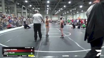 85 lbs Quarterfinal - Tayson Guerra, Leoti vs Jesse Miller, Onaga