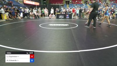 135 lbs Cons 4 - Jacinda Espinosa, MO vs Kayla Edwards, CA