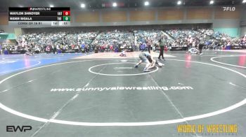 105 lbs Consi Of 16 #1 - Waylon Shroyer, Faithful Few vs Rider Sigala, The Valley Wrestling Club