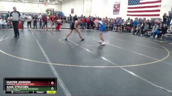 189 lbs Champ. Round 1 - Gage Struchen, Tracy-Milroy-Balaton-Westbrook-Walnut-Grove vs Hunter Johnson, Fairmont-Martin County West